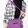 Сумка кросс-боди женская Sambag Rose фиолетовая