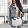 Сумка крос-боді жіноча Sambag Milano молочна