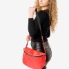 Сумка крос-боді жіноча Sambag Milano червона
