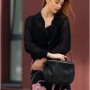 Сумка крос-боді жіноча Sambag Milano чорна крокодил