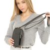 Сумка для телефону жіноча Sambag графітова