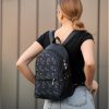 Женский рюкзак Sambag Dali с принтом черный