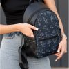 Женский рюкзак Sambag Dali с принтом черный