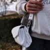 Сумка крос-боді жіноча Miros Женева біла