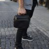Сумка месенджер Miros Амстердам бронза чорна