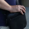 Сумка месенджер чоловіча Miros Антверпен чорна