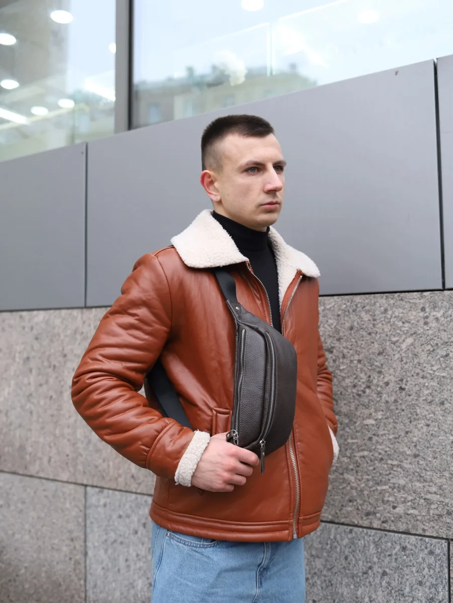 Бананка чоловіча Miros Brooklyn флотар коричнева
