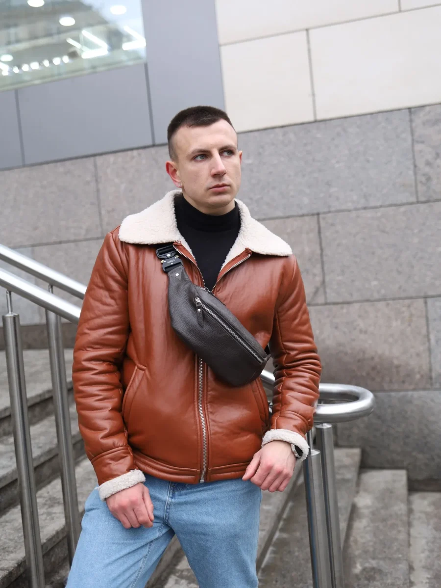 Бананка чоловіча Miros Brooklyn флотар коричнева