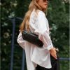 Бананка женская Sambag Holster MSH черная с принтом крокодил