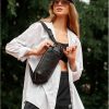 Бананка женская Sambag Holster MSH черная с принтом крокодил