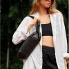 Бананка женская Sambag Holster MSH черная с принтом крокодил