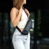 Бананка женская тканевая Sambag Holster MSH черная с принтом