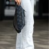 Бананка женская тканевая Sambag Holster MSH черная с принтом