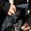 Бананка женская тканевая Sambag Holster MSH черная с принтом