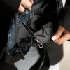 Бананка женская тканевая Sambag Holster MSH черная с принтом