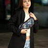 Бананка жіноча тканинна Sambag Holster MSH наві з принтом