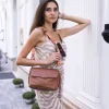 Сумка женская кросс-боди Miros Марокко коричневая