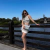 Сумка крос-боді жіноча Miros Марокко сіра