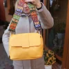 Сумка крос-боді жіноча Miros Марокко жовта
