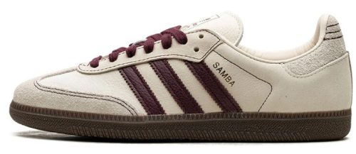 Кроссовки Adidas Samba OG Wonder White Maroon