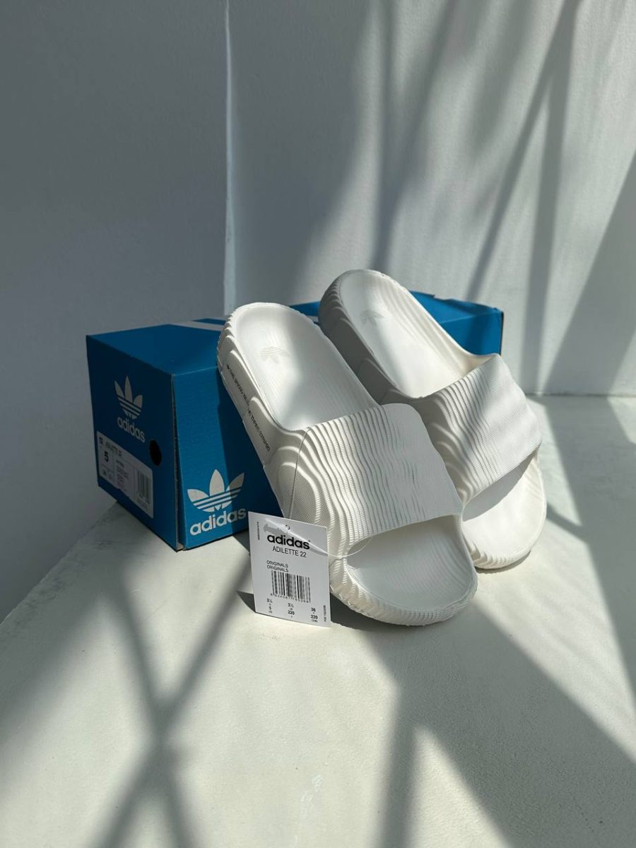 Тапочки Adidas Adilette 22 Slides White