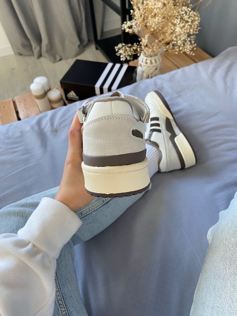 Кроссовки Adidas Forum 84 Low Off White/Brown