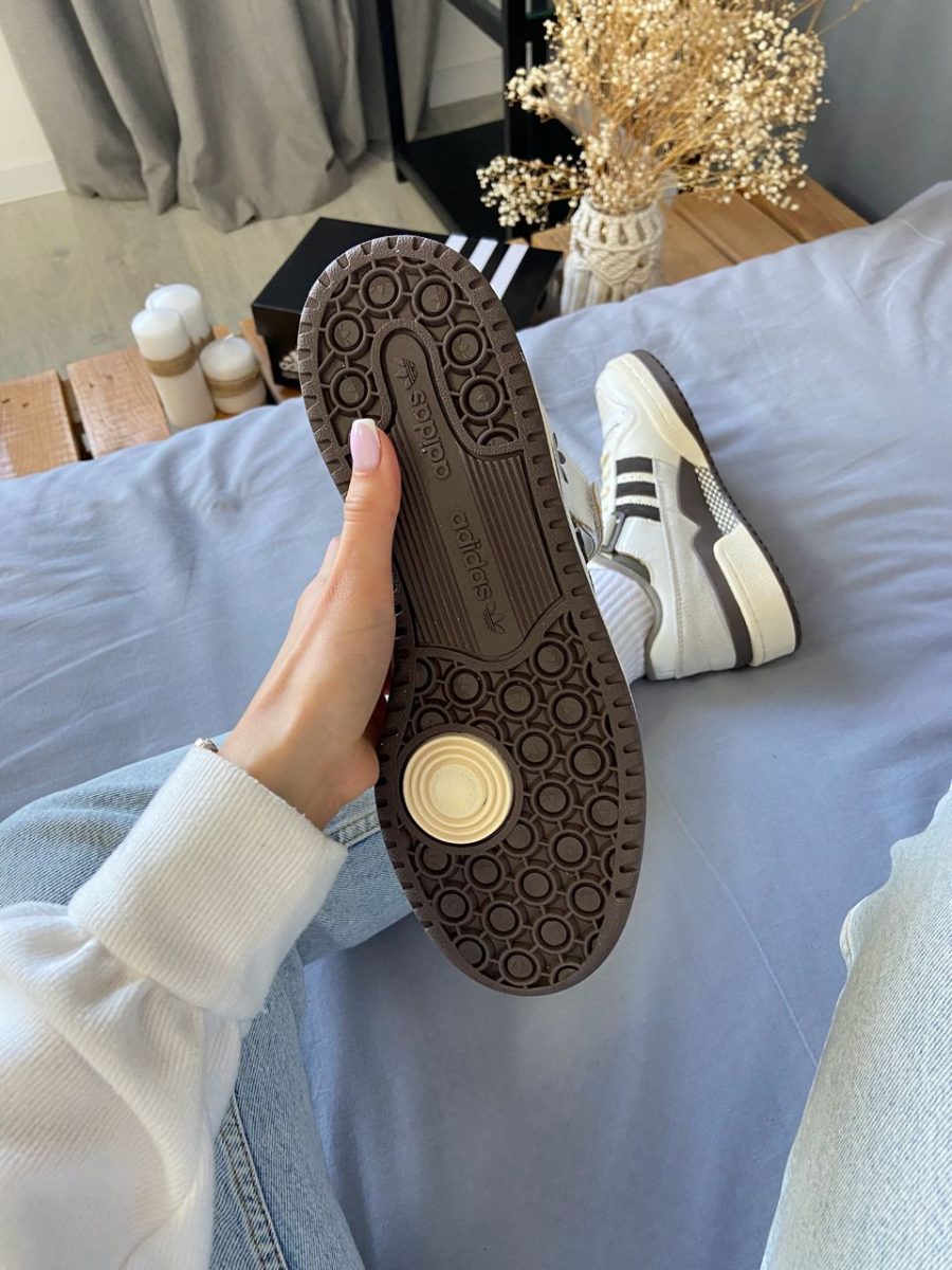 Кроссовки Adidas Forum 84 Low Off White/Brown