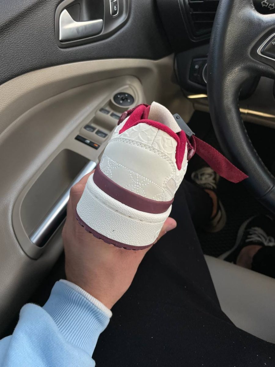 Кроссовки Adidas Forum Low Chalk Burgundy