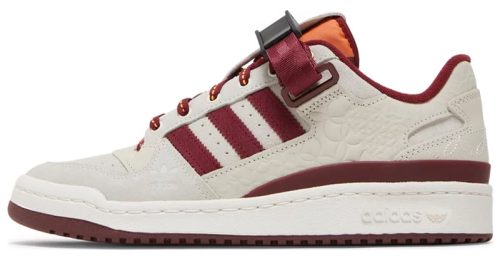 Кроссовки Adidas Forum Low Chalk Burgundy