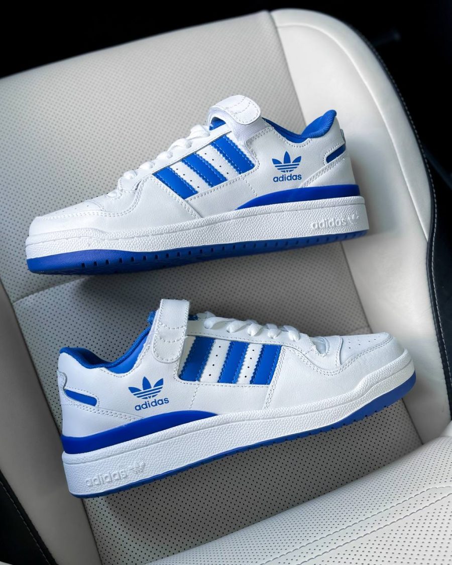 Кроссовки Adidas Forum Low White/Blue
