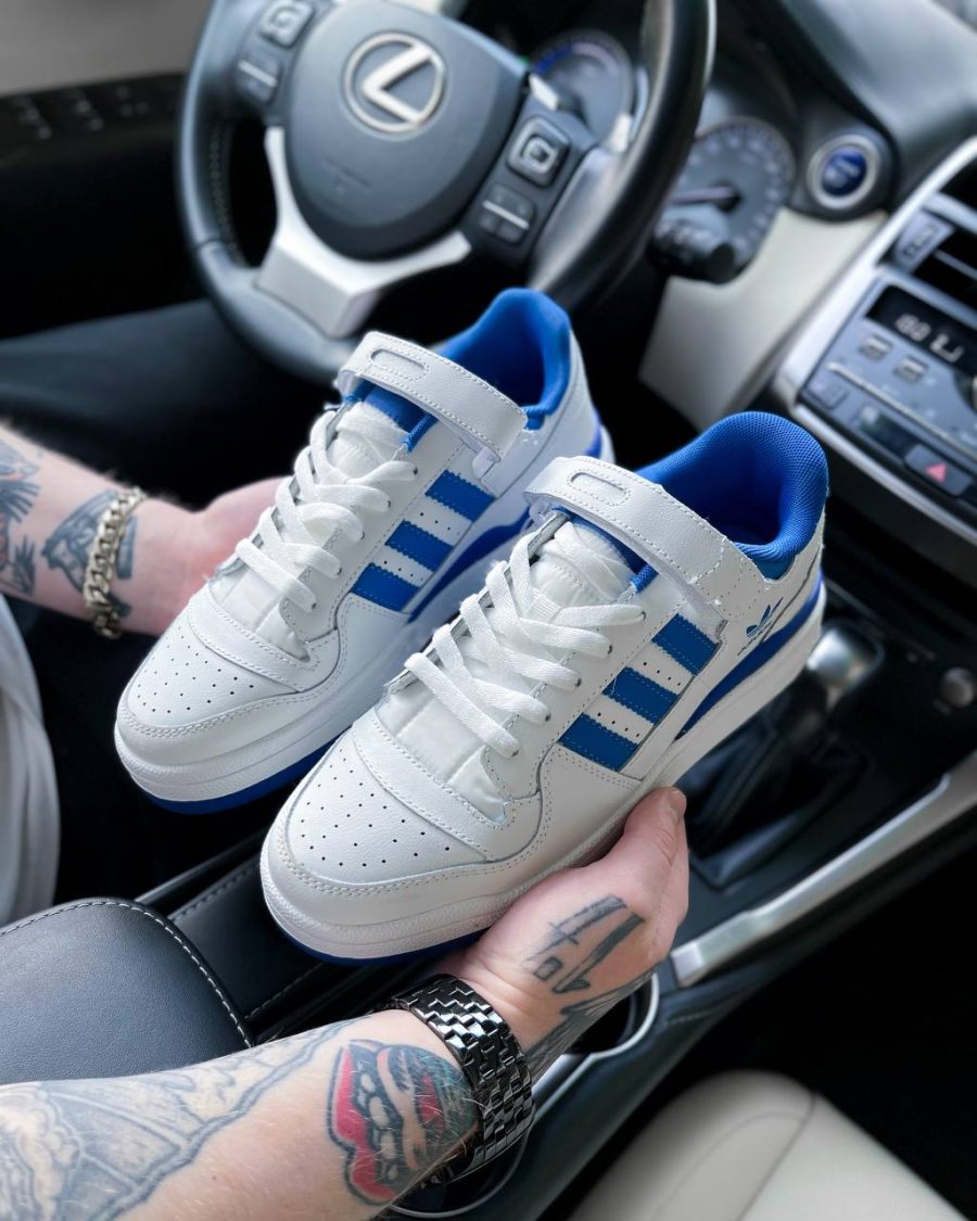 Кроссовки Adidas Forum Low White/Blue