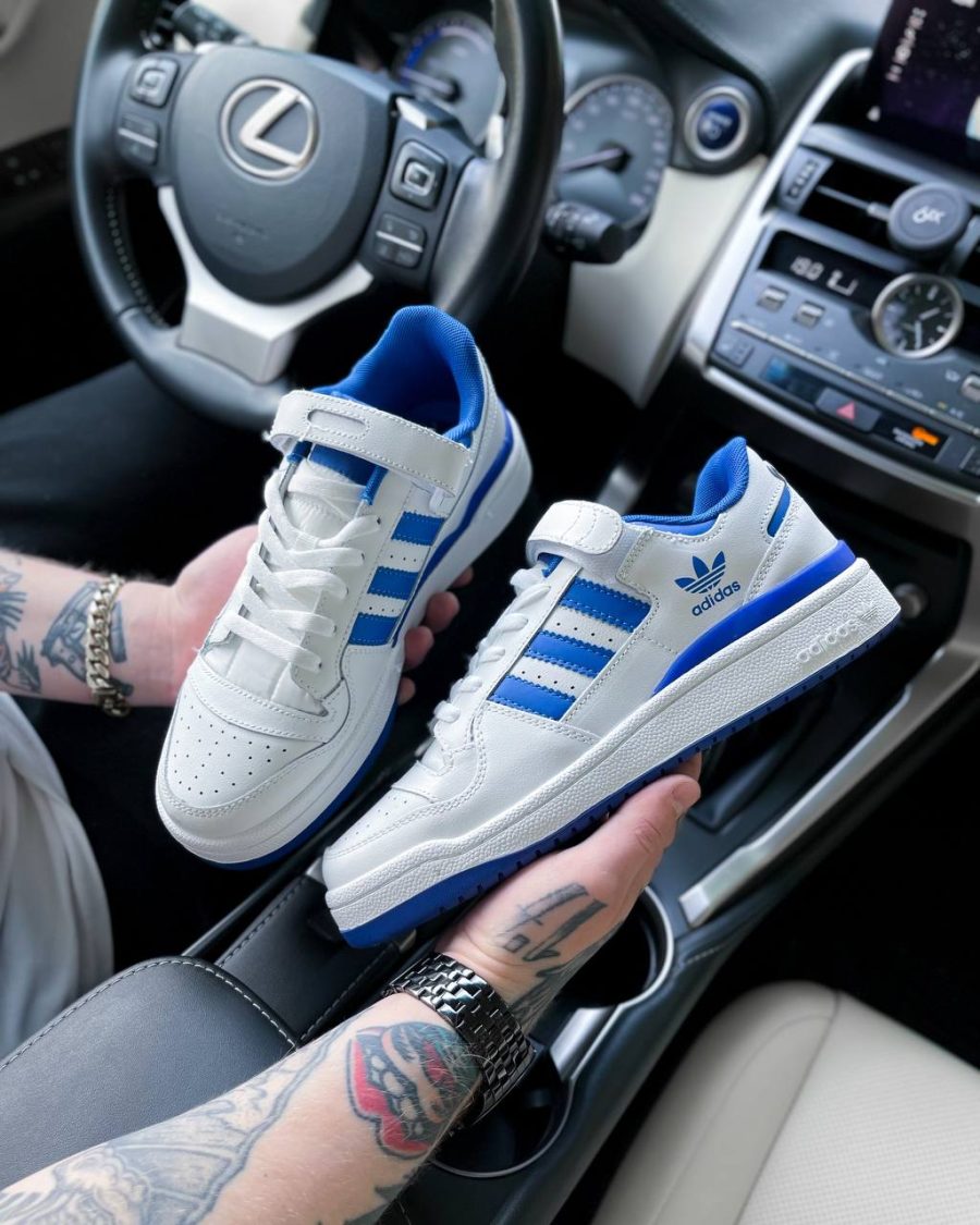 Кроссовки Adidas Forum Low White/Blue
