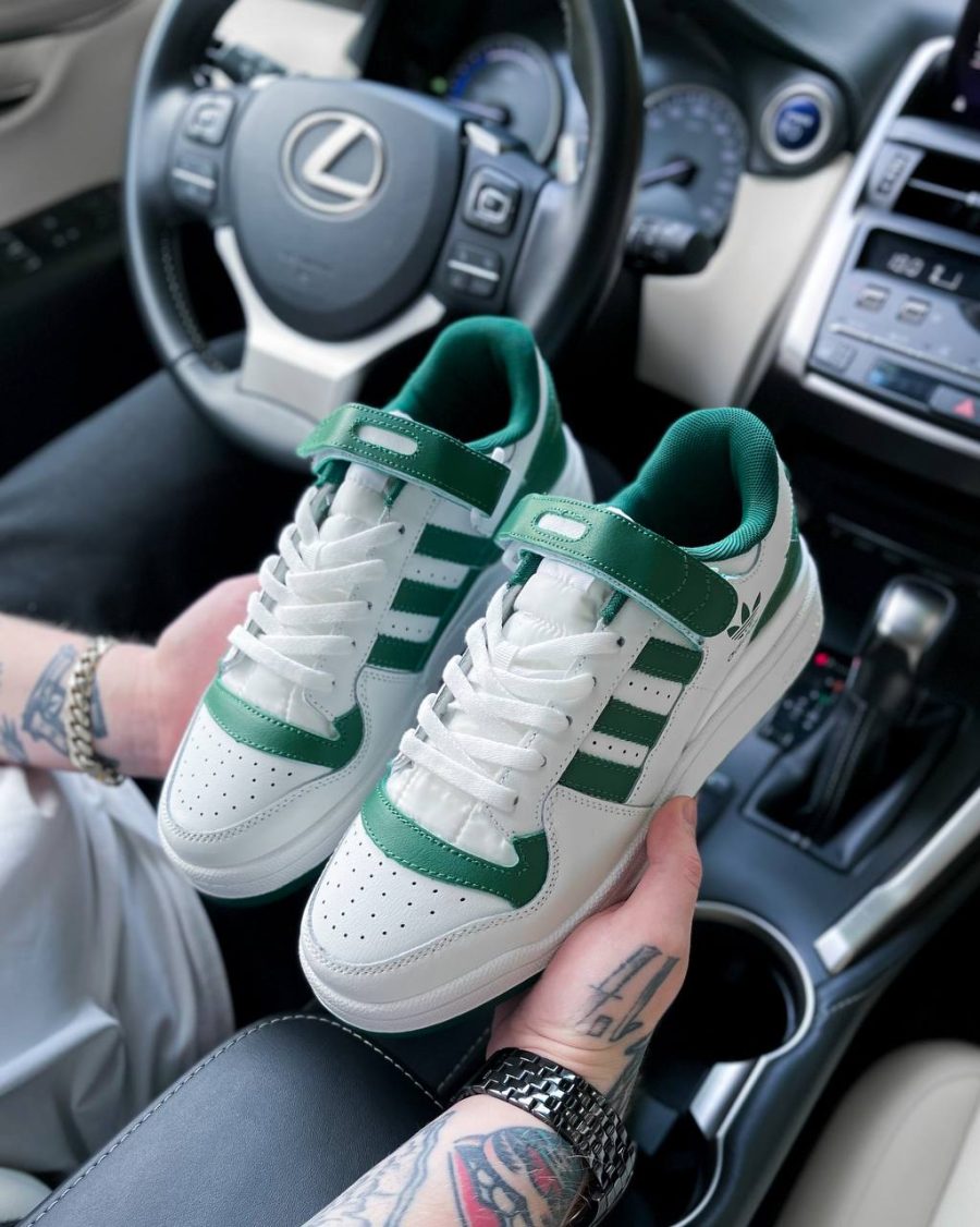 Кросівки Adidas Forum Low White/Green