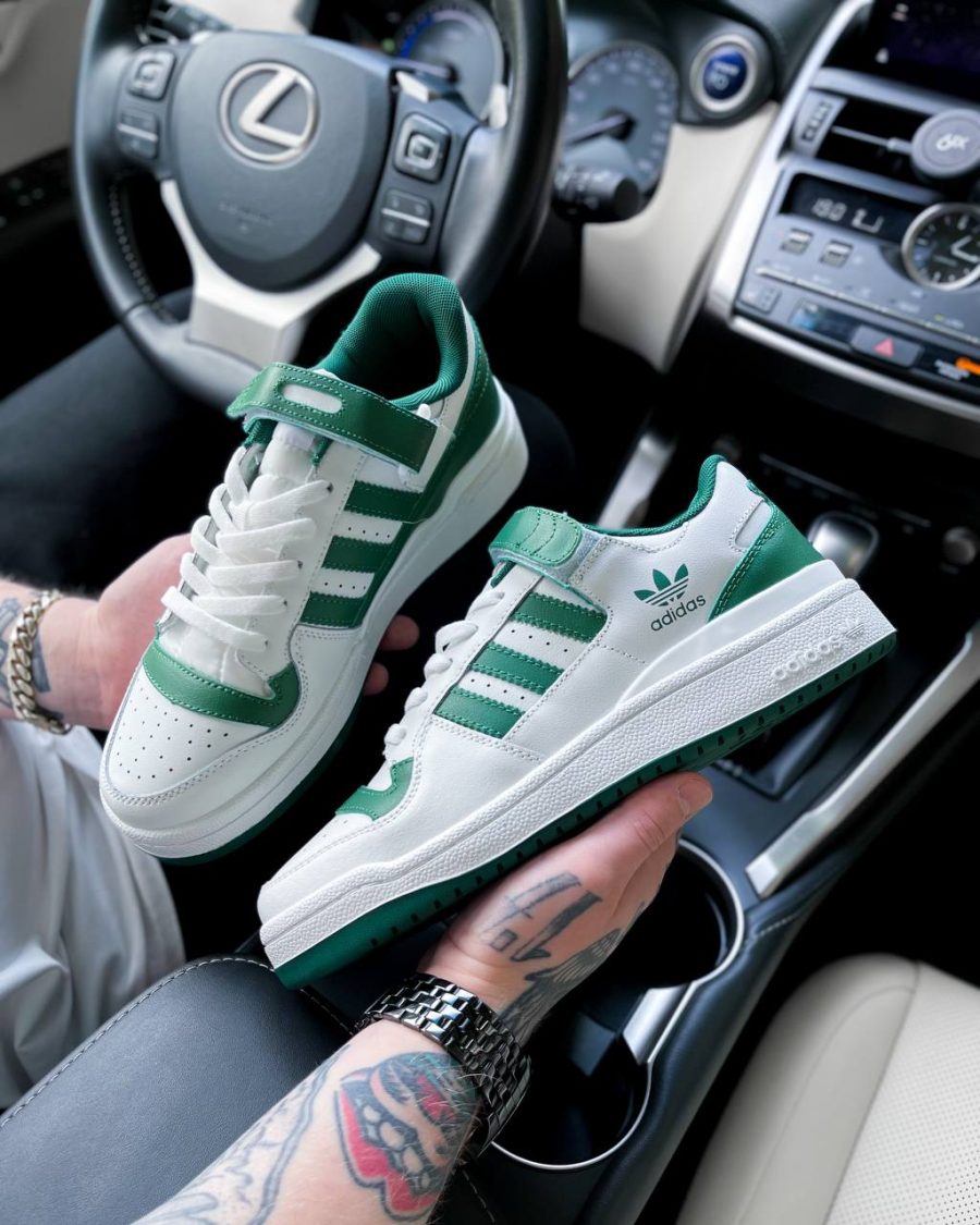 Кросівки Adidas Forum Low White/Green