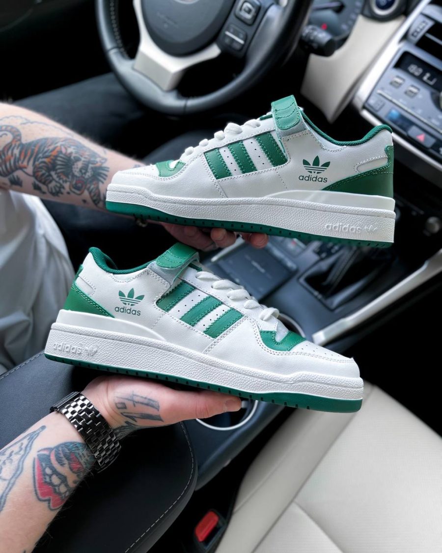 Кросівки Adidas Forum Low White/Green