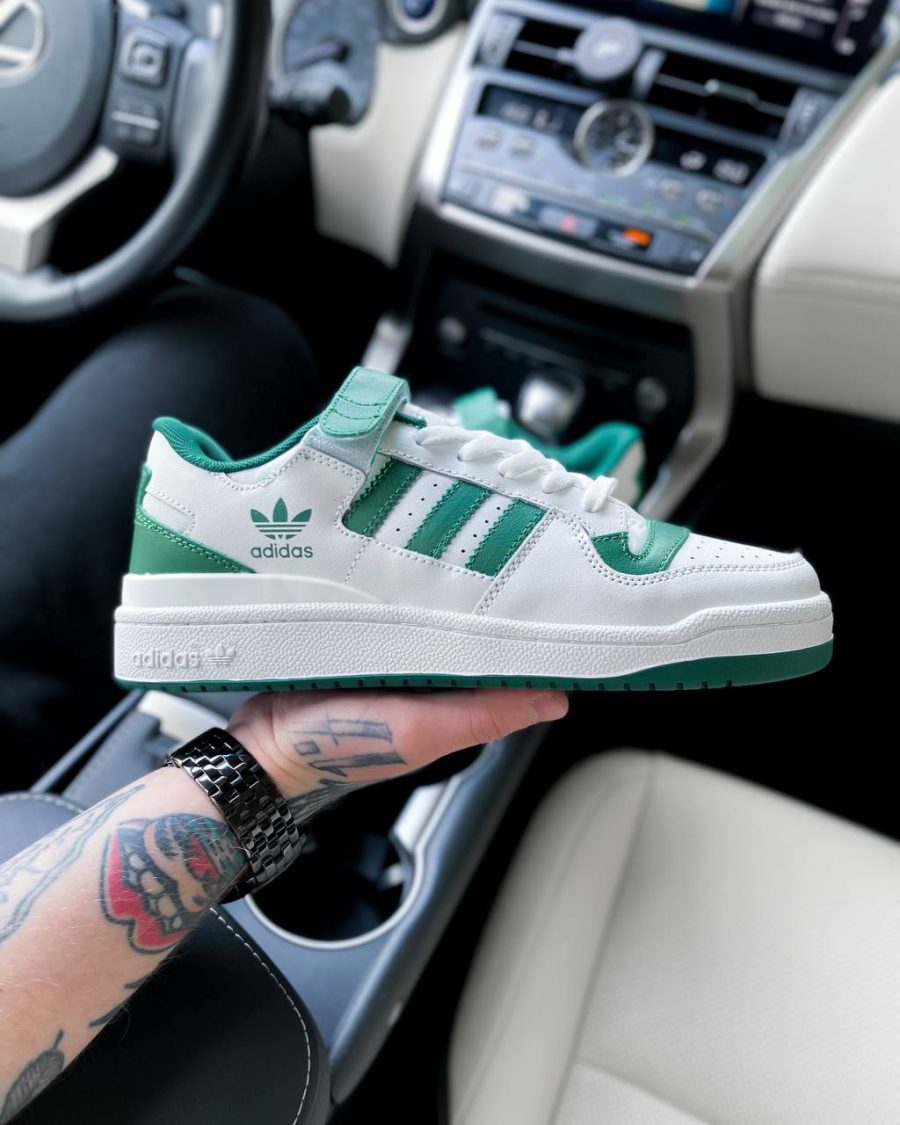 Кросівки Adidas Forum Low White/Green