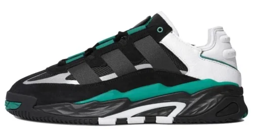 Кроссовки Adidas Niteball Core Black/Sub Green