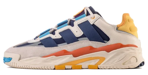 Кроссовки Adidas Niteball Cream/White/Cyan