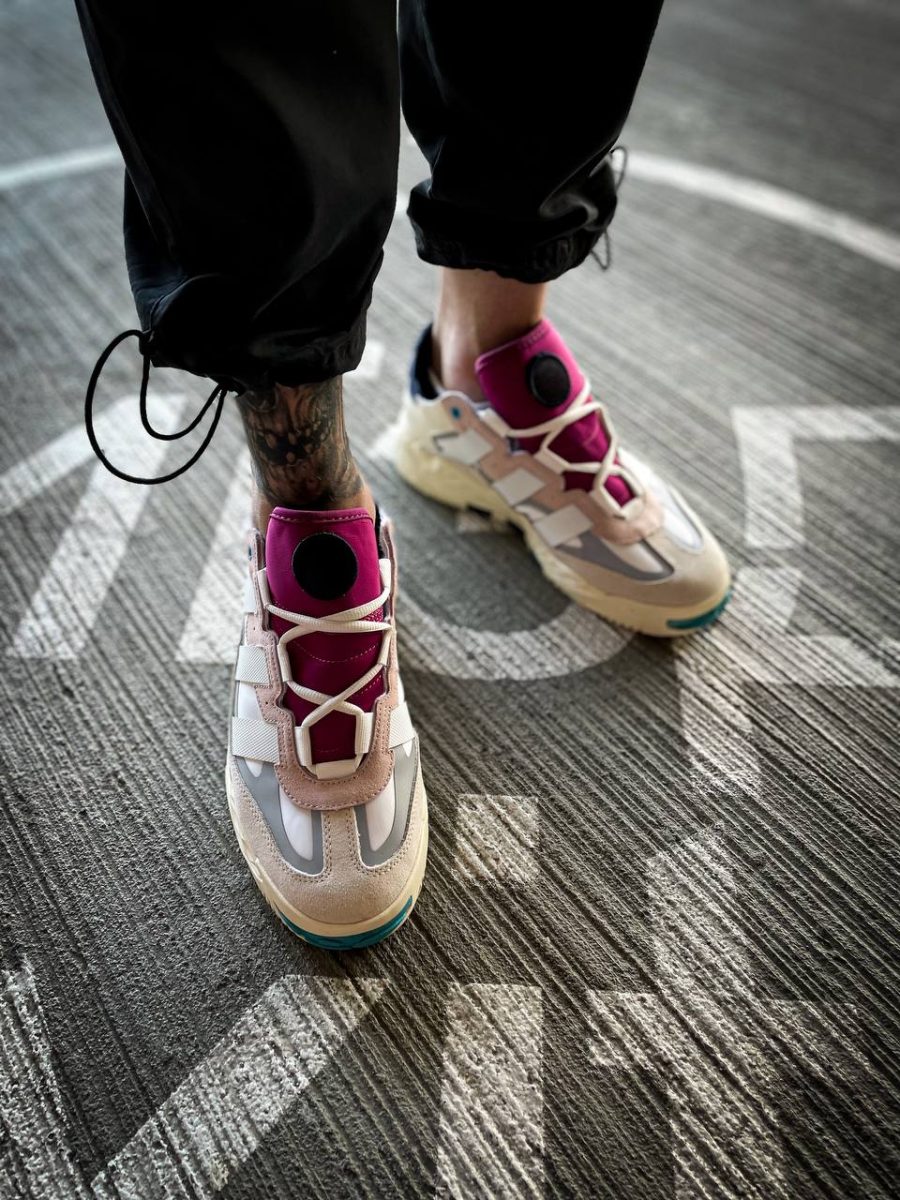 Кросівки Adidas Niteball Cream White/Pink Tint
