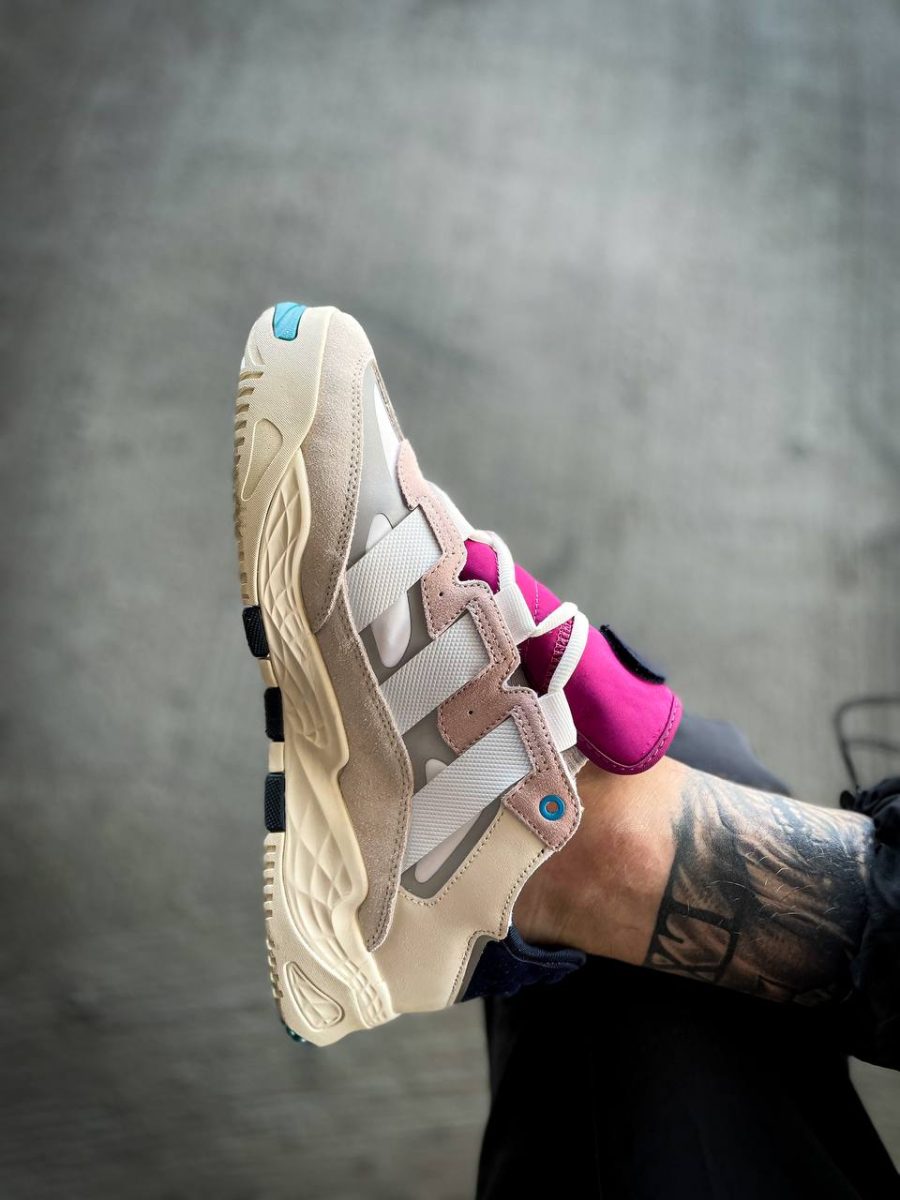 Кросівки Adidas Niteball Cream White/Pink Tint