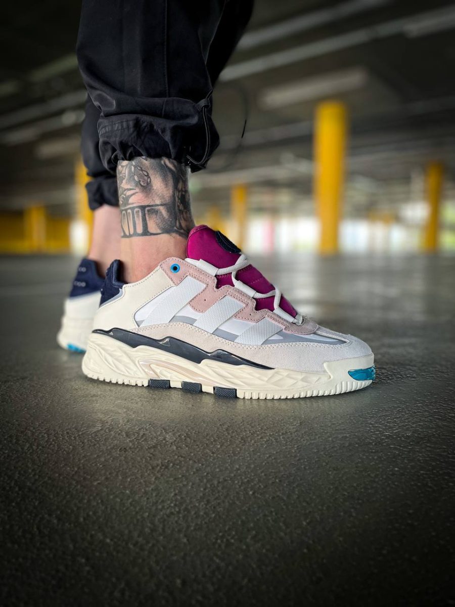 Кросівки Adidas Niteball Cream White/Pink Tint