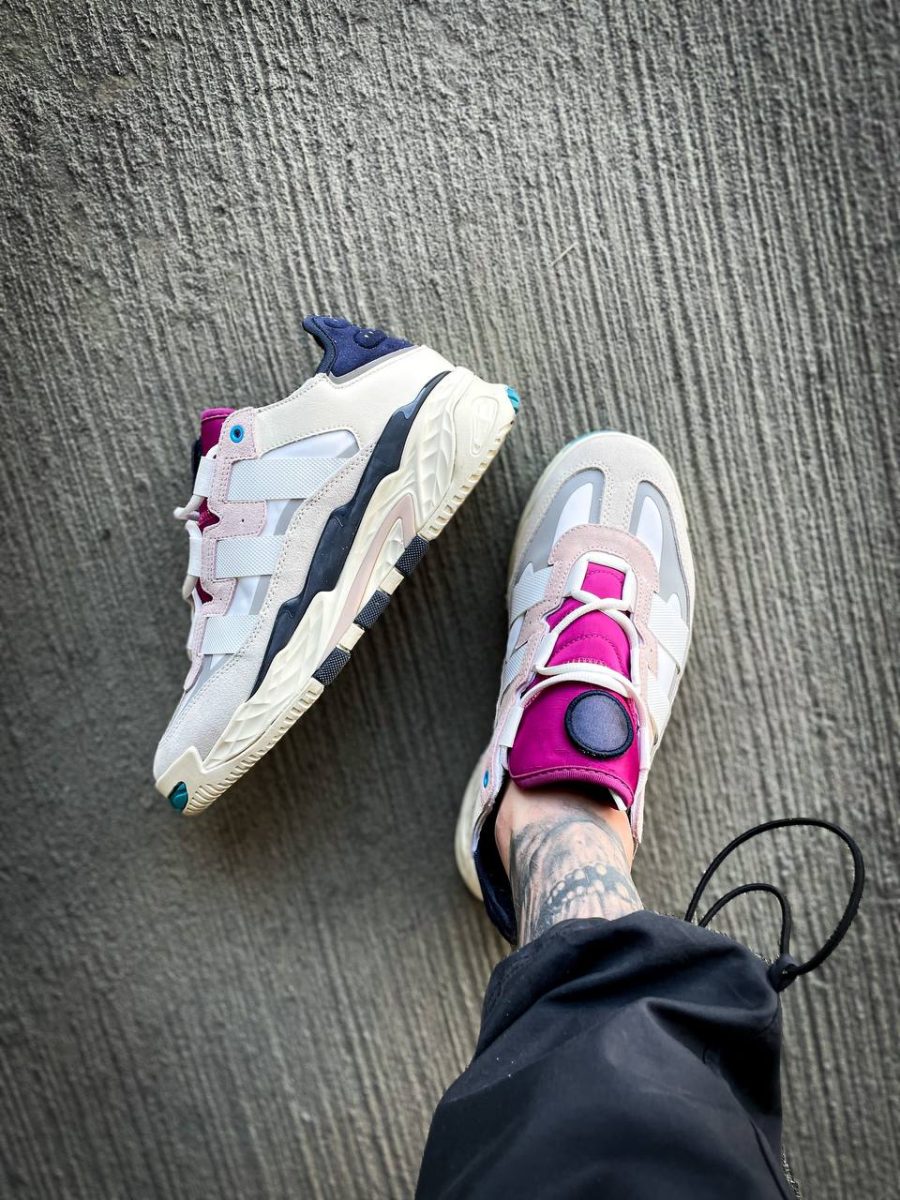 Кросівки Adidas Niteball Cream White/Pink Tint