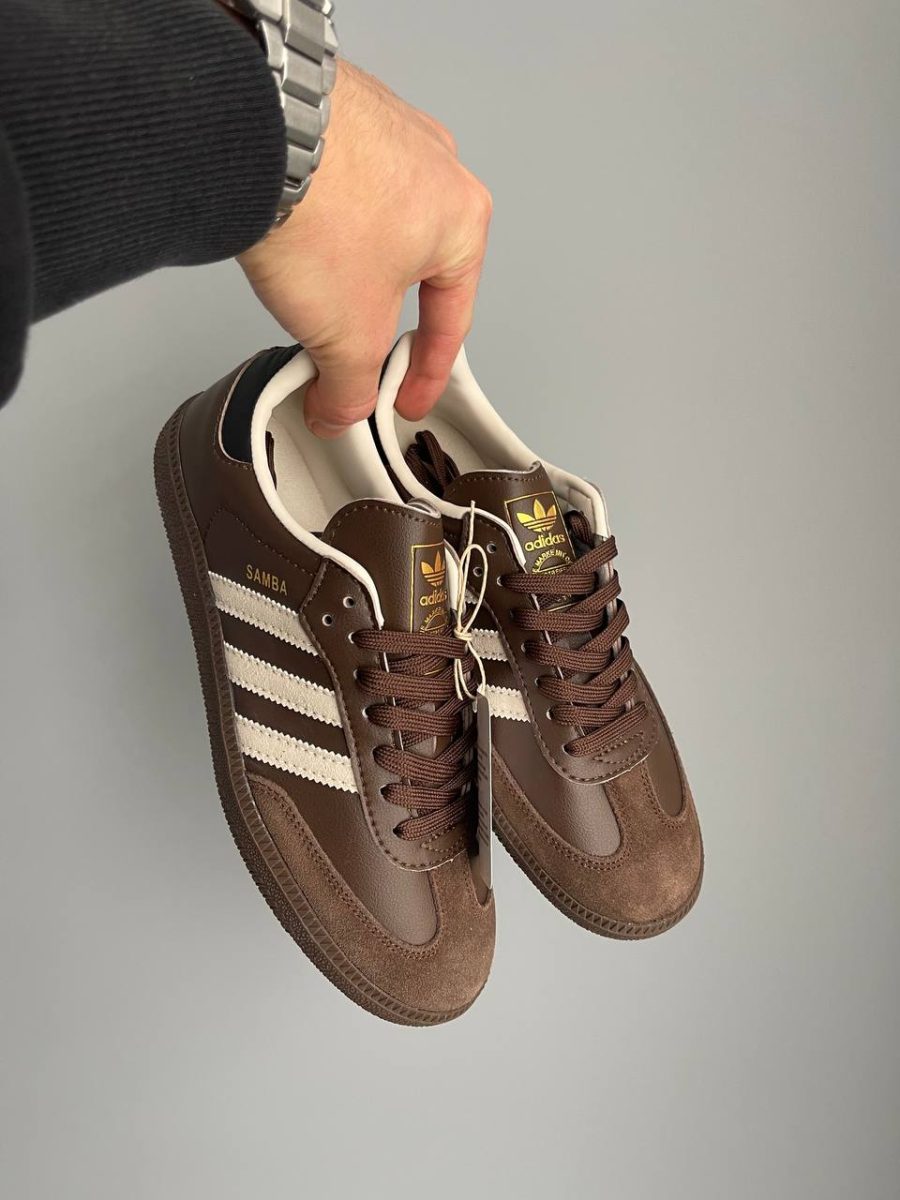 Кросівки Adidas Originals Samba Og Dark Brown Beige