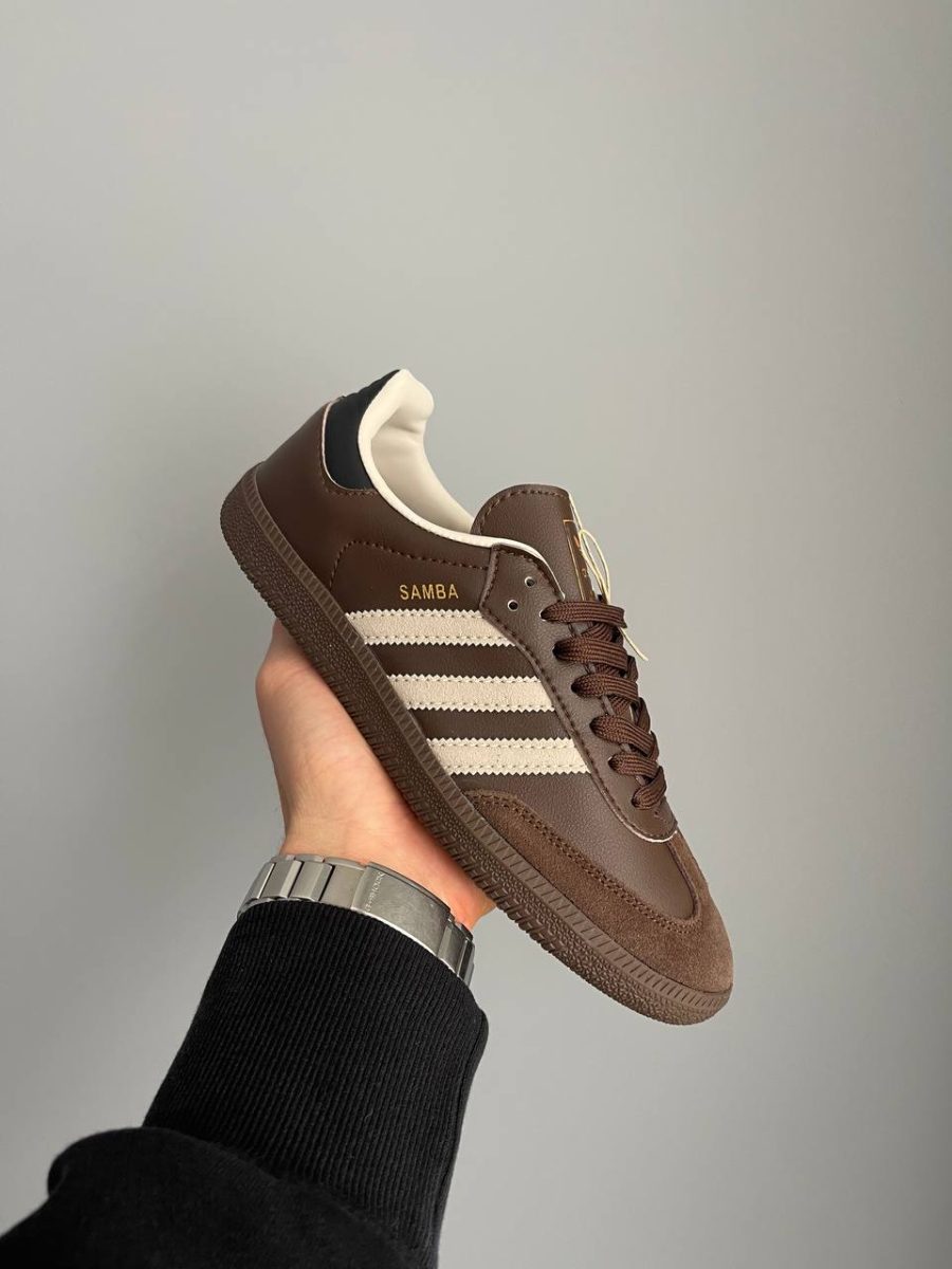 Кросівки Adidas Originals Samba Og Dark Brown Beige