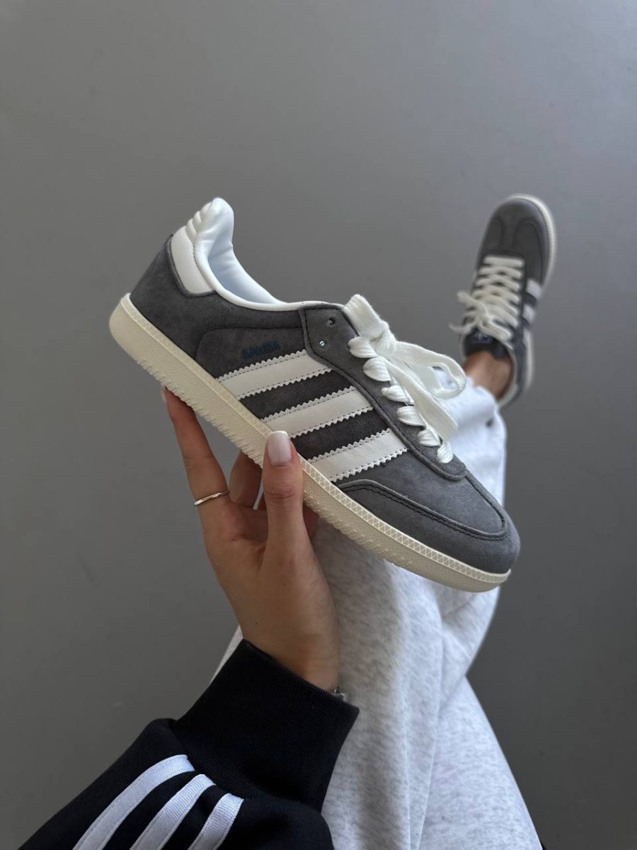 Кроссовки Adidas Samba ADV Grey Blue