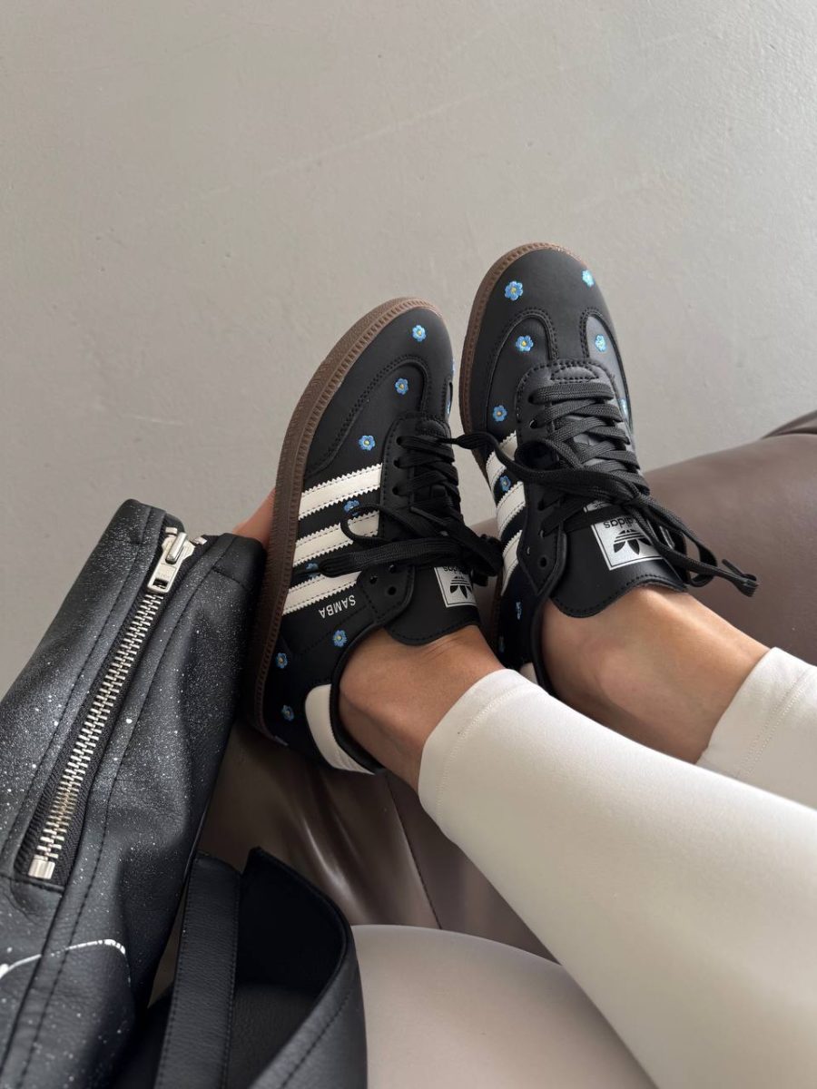 Кроссовки Adidas Samba OG Black Floral