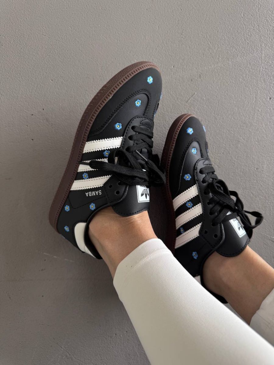 Кроссовки Adidas Samba OG Black Floral