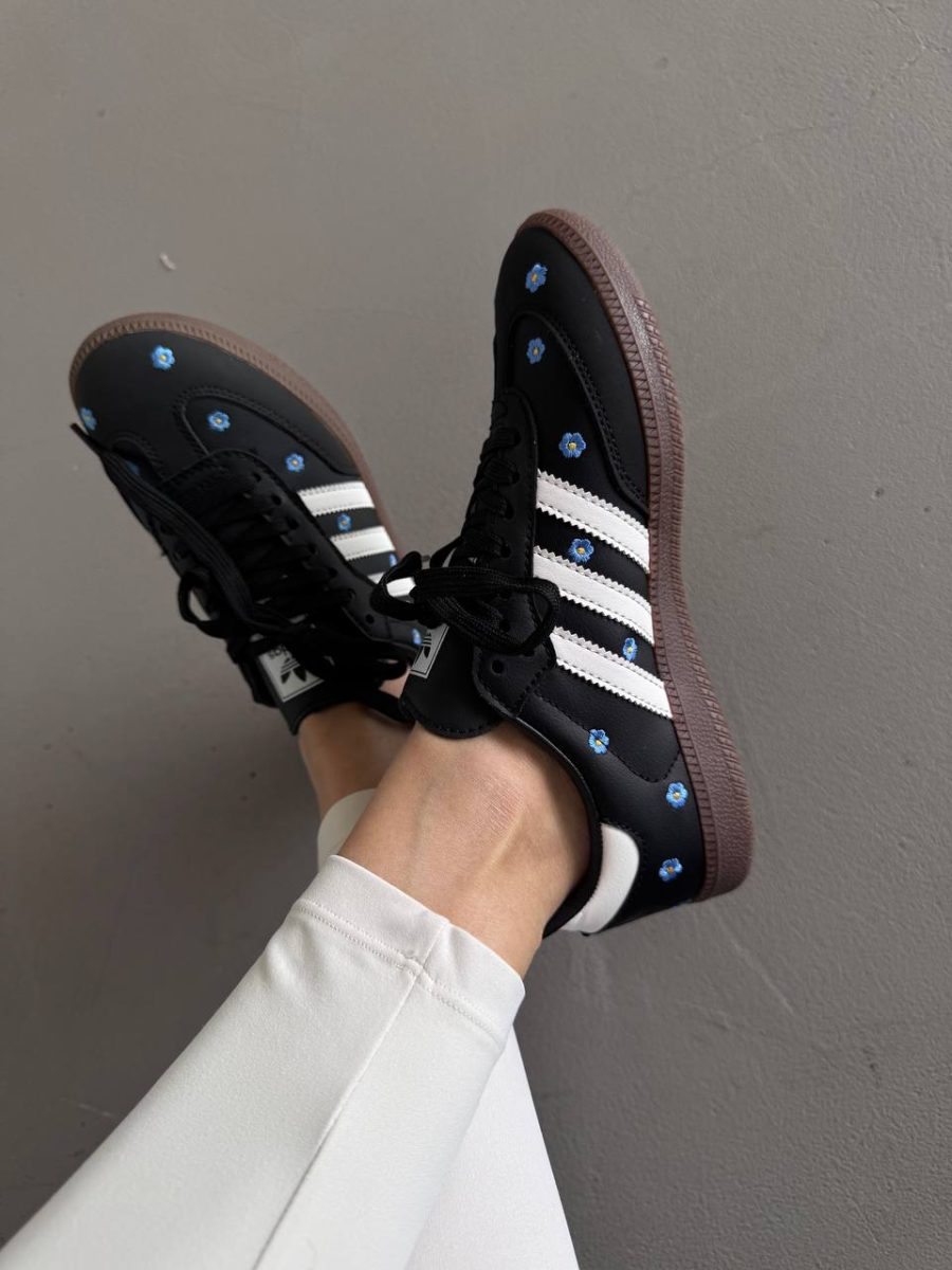 Кроссовки Adidas Samba OG Black Floral