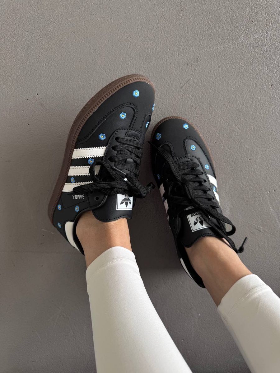 Кроссовки Adidas Samba OG Black Floral