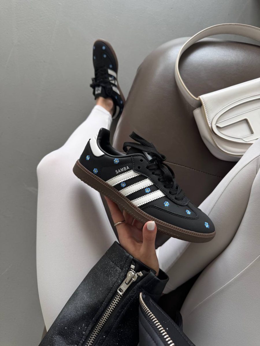 Кроссовки Adidas Samba OG Black Floral